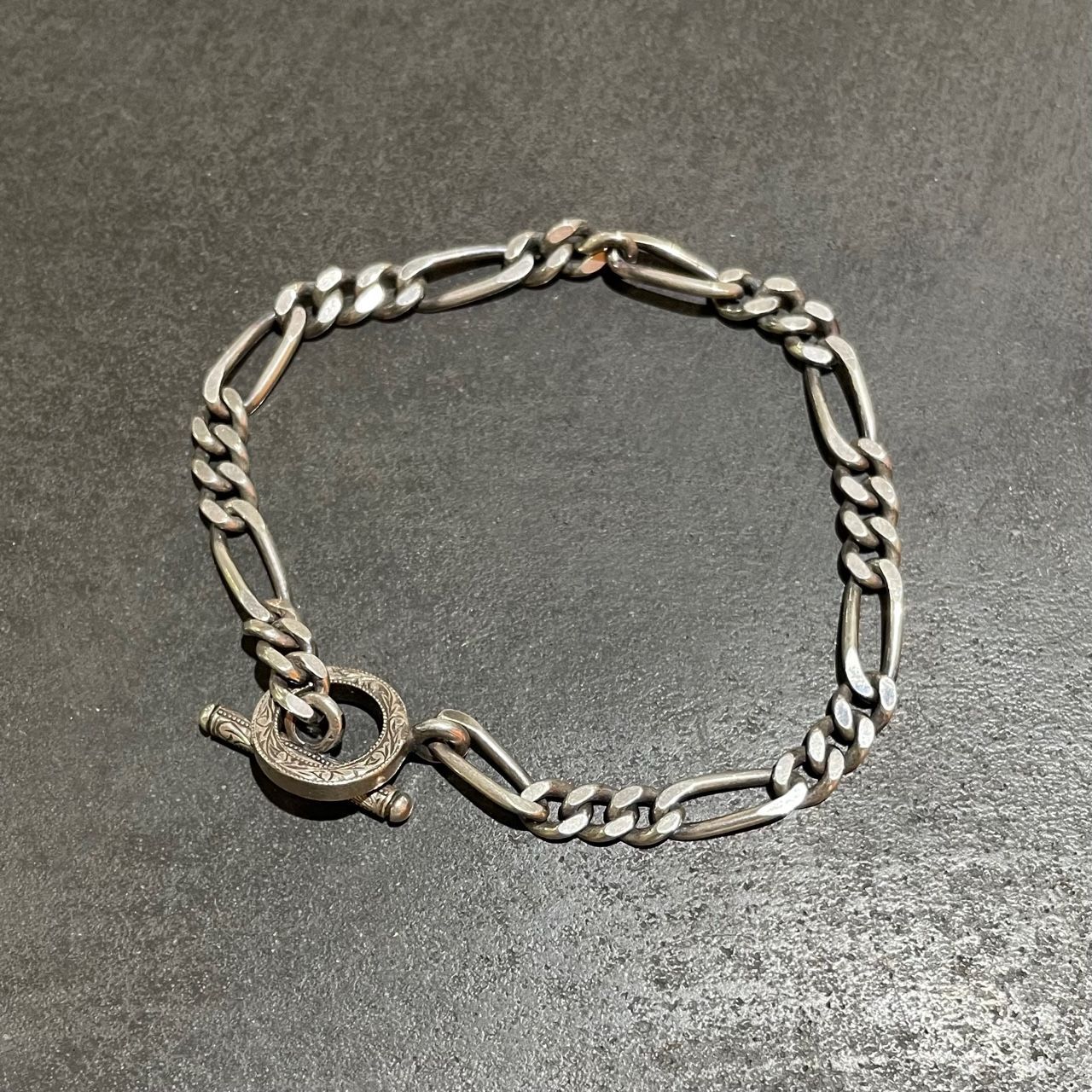 定価29700円 ANTIDOTE BUYERS CLUB Figaro Wide Chain Bracelet