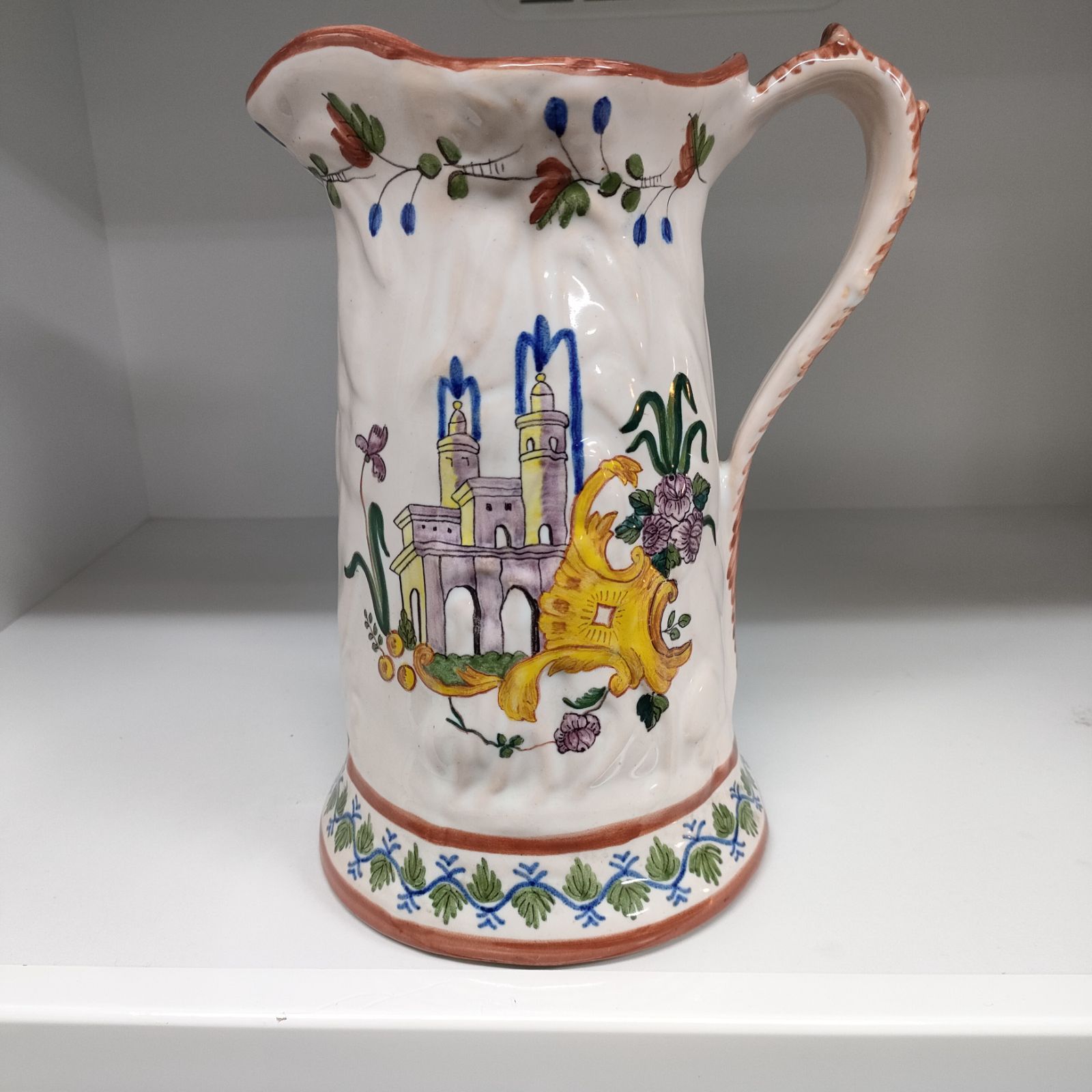 スペイン/グラナダ焼き水差しピッチャーヴィンテージ