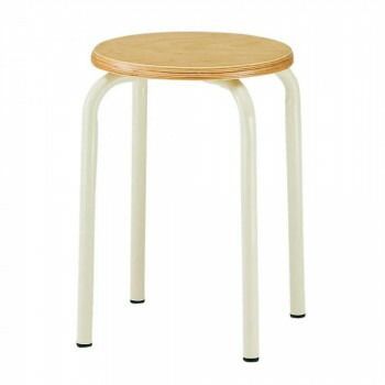 藤沢工業 TOKIO スツール MF-24T ナチュラル 5脚入