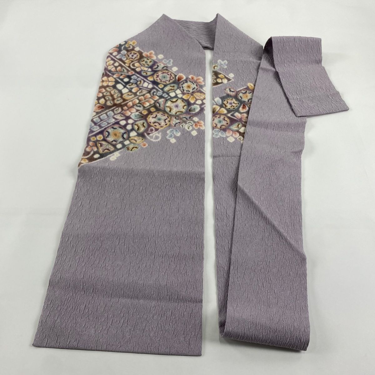 名古屋帯 美品 名品 辻が花柄 絞り 薄紫 正絹 【中古】 - メルカリ