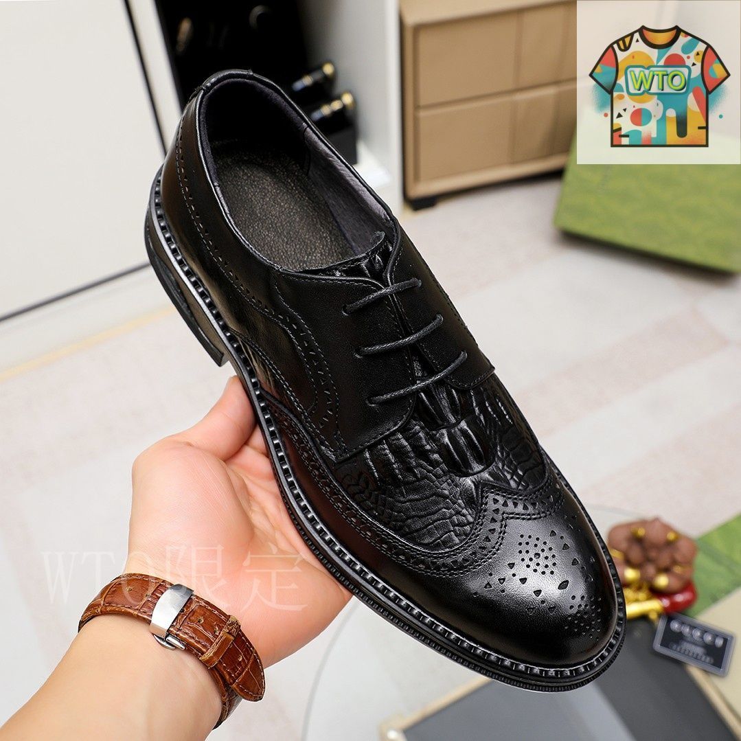 GUCCI メンズ　ブラックレザー ビジネスシューズ　フォーマル GUCCI メンズ ブラックレザー ビジネスシューズ フォーマル