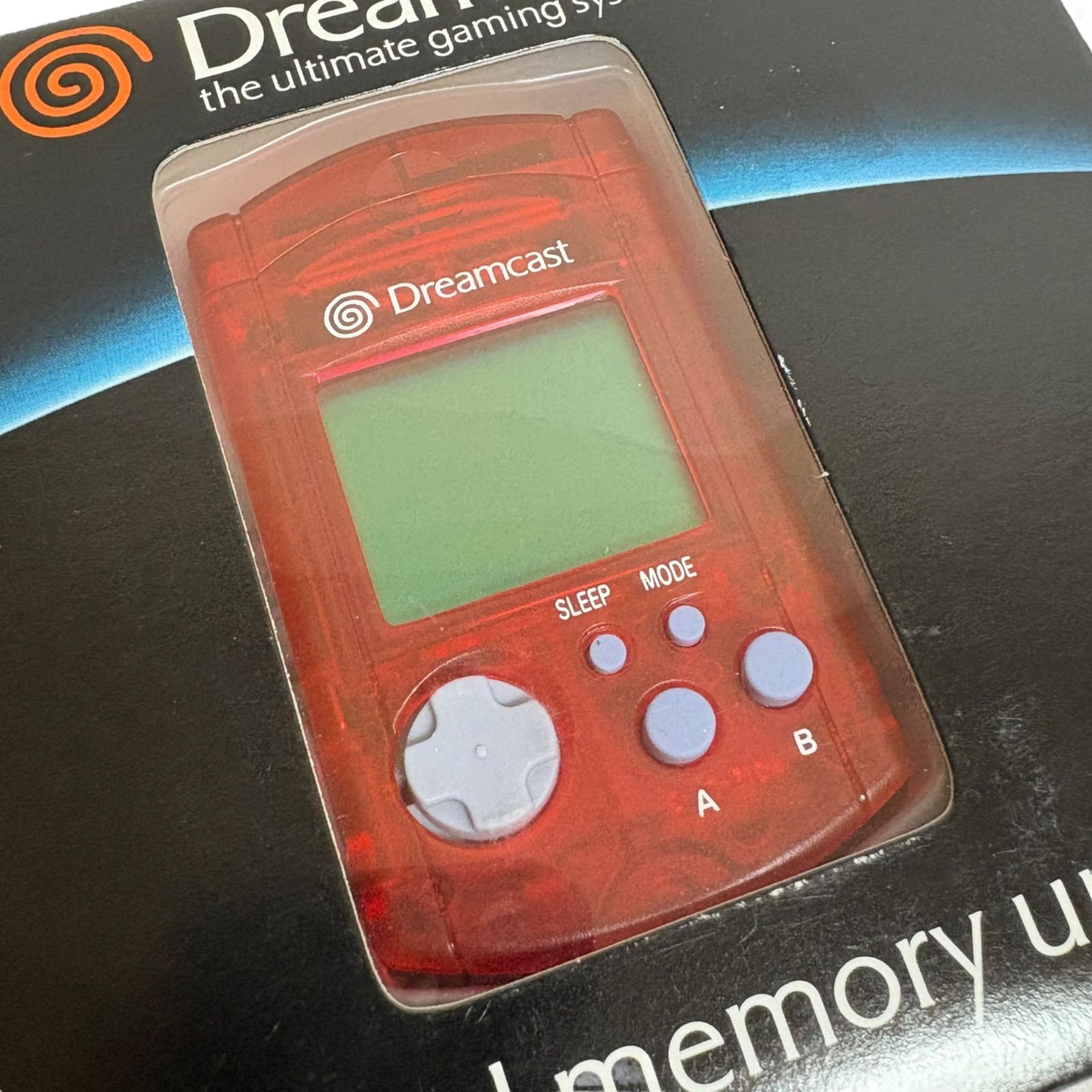 ドリームキャスト ビジュアルメモリユニット 北米版 クリアレッド