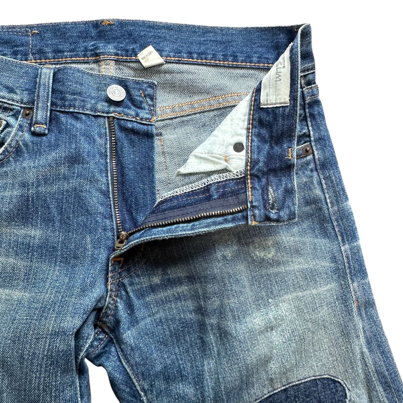 DENIM&SUPPLY RALPH LAUREN SLIM メンズS サイズ27 メキシコ製 リペア