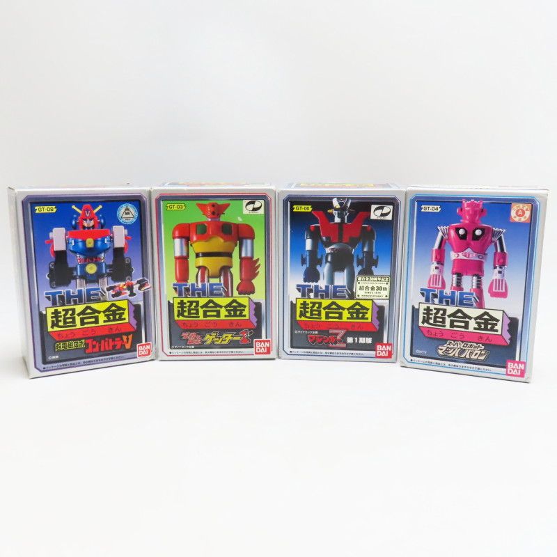 K05-s024 未使用 バンダイ THE超合金 4点まとめ マジンガーZ ゲッター1 マッハバロン コンバトラーV 説明文必読 K05-s024 未使用 バンダイ THE超合金 4点まとめ マジンガーZ