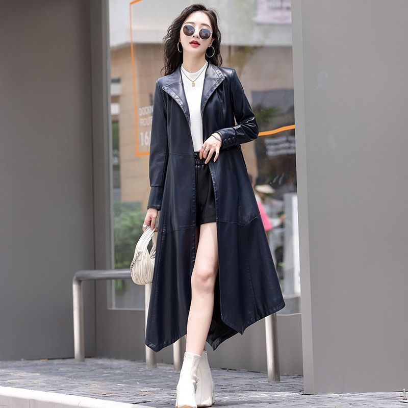 ラム革 ロングコート レザーコート レディース ラムレザー 羊革 ロング