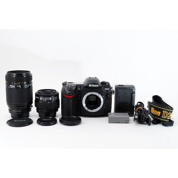 ニコン Nikon D200 標準&望遠ダブルズームセット 美品