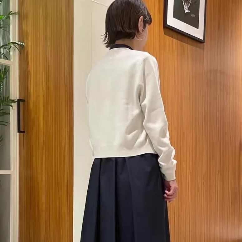 コットンカシミヤクルーネック