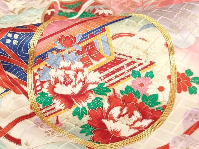 平和屋着物[]アンティーク 大正ロマン 七五三 女の子 5歳 祝着