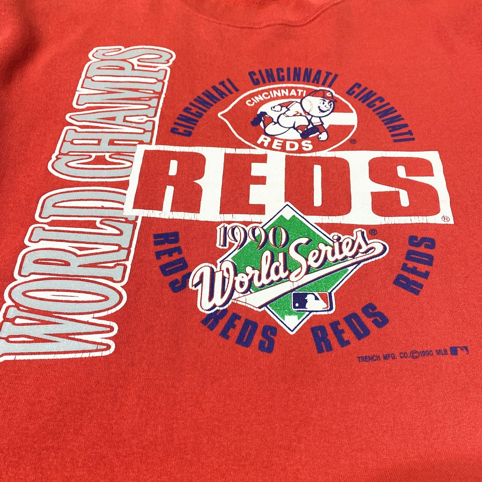 90s USA製 MLB Cincinnati Reds シンシナティ・レッズ プリント