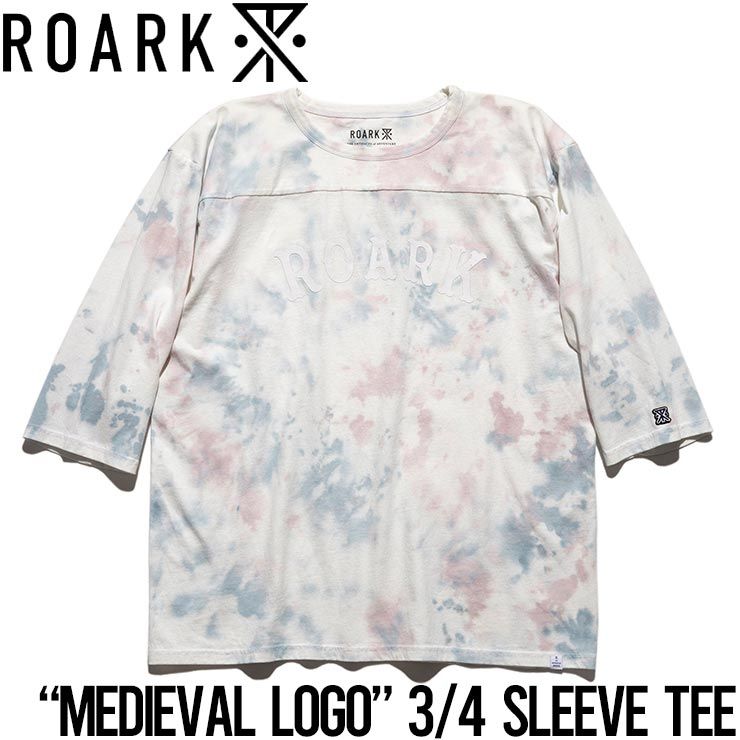 【送料無料】7分丈TEE Tシャツ THE ROARK REVIVAL ロアークリバイバル MEDIEVAL LOGO 3/4 SLEEVE TEE RFTJ1001 日本代理店正規品