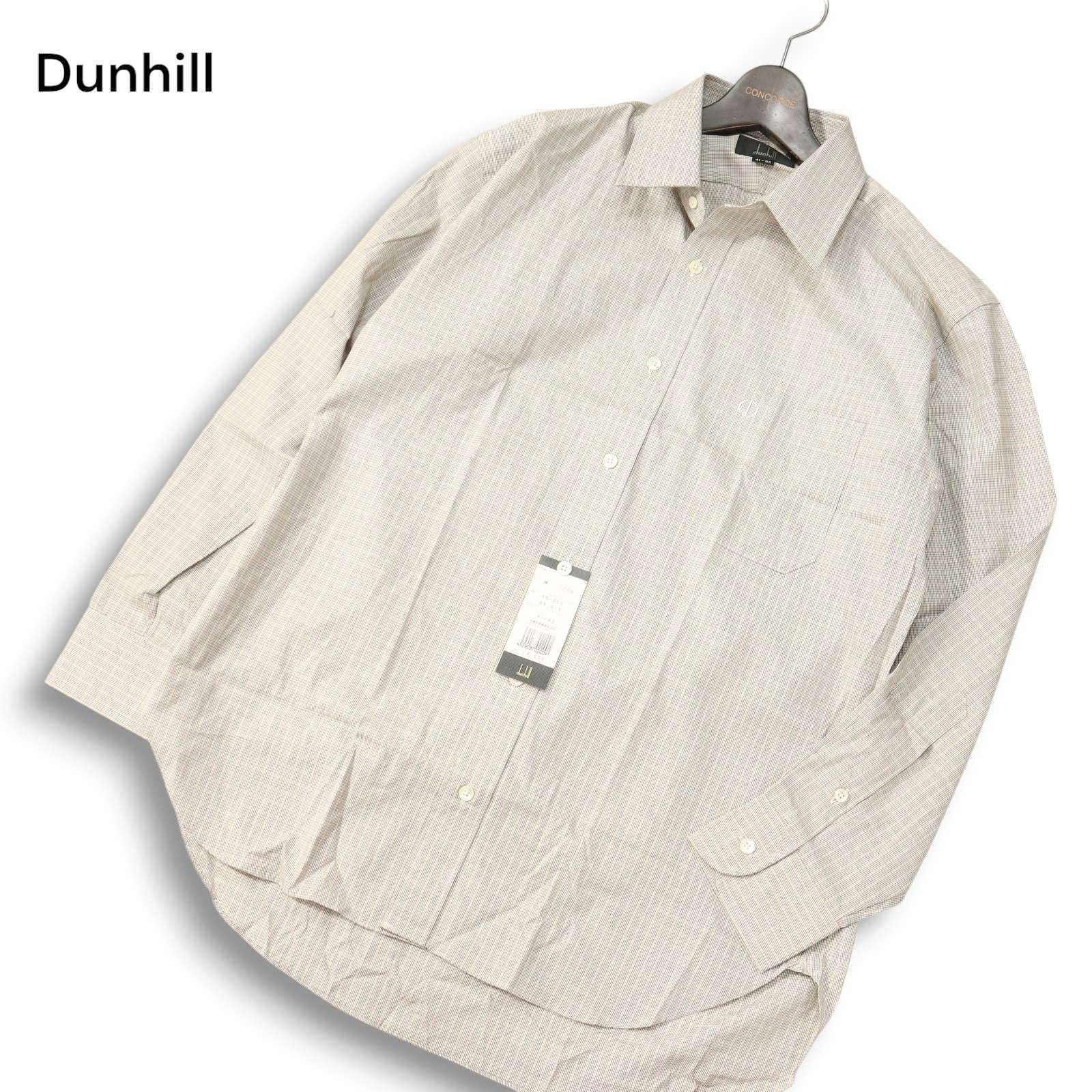 dunhillイタリー製シャツ(S)