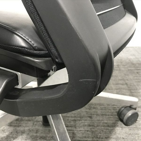 ヘッドレスト付 オフィスチェア