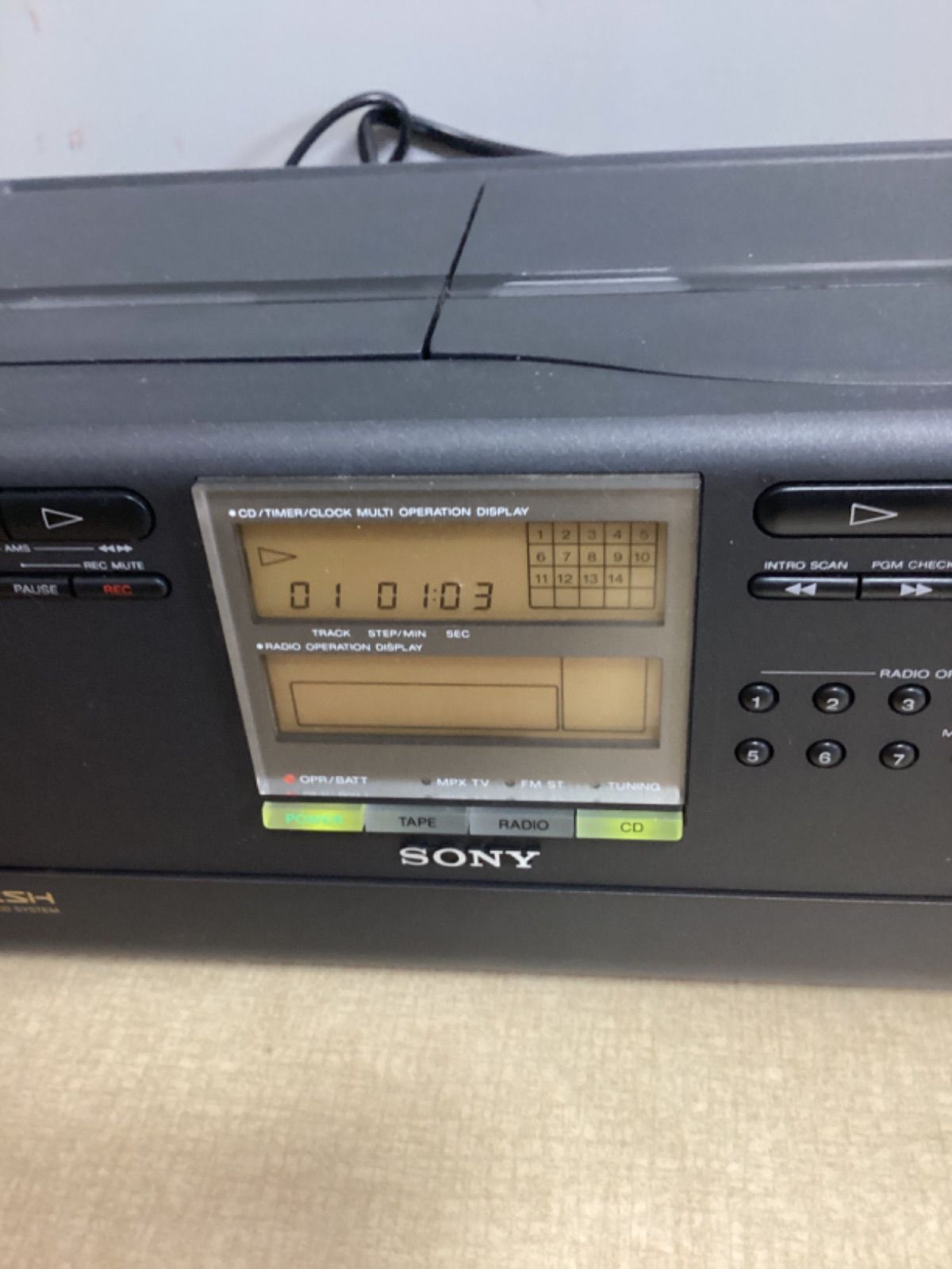 ジャンク】 Victor ビクター CDダブルラジカセ RC-X50（希少