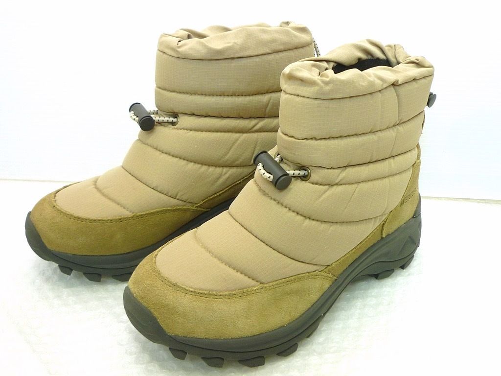 ♥ MERRELL メレル サイズ24cm WINTER MOC ZERO TALL ウィンターモック ゼロ トール CAMEL キャメル ブーツ 靴 シューズ 防水 防寒