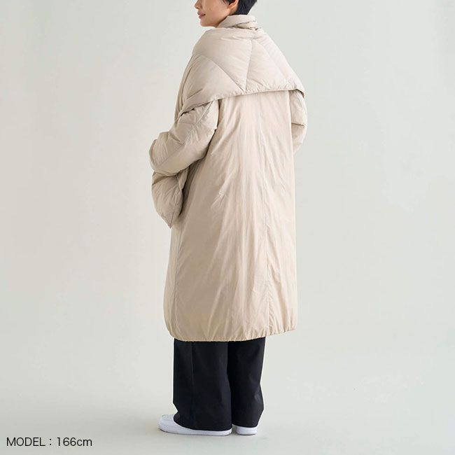 新品】NANGA ナンガ ダウンポンチョマフラー - メルカリ