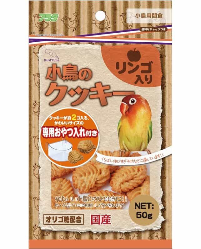同梱不可 36個セット バードタイム小鳥のクッキーリンゴ入り50g