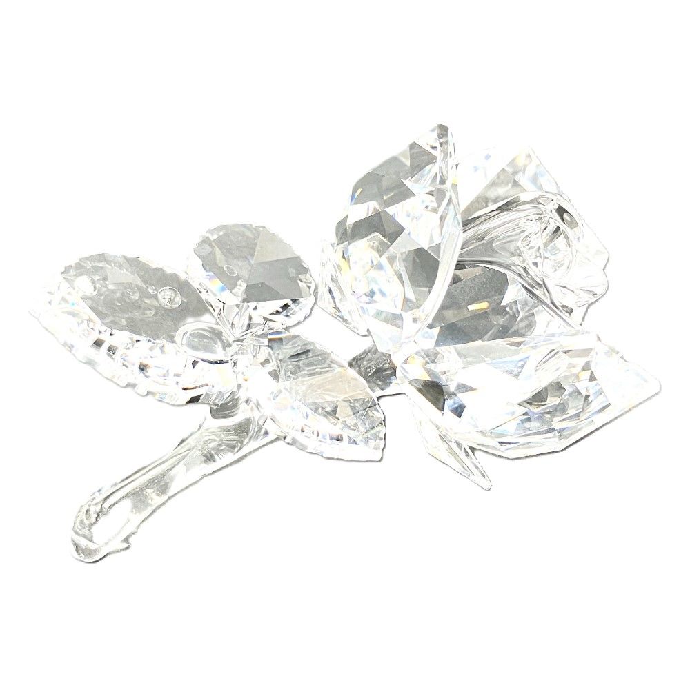 スワロフスキー SWAROVSKI バラ 2007年廃盤品 オブジェ 置物 174956【中古】