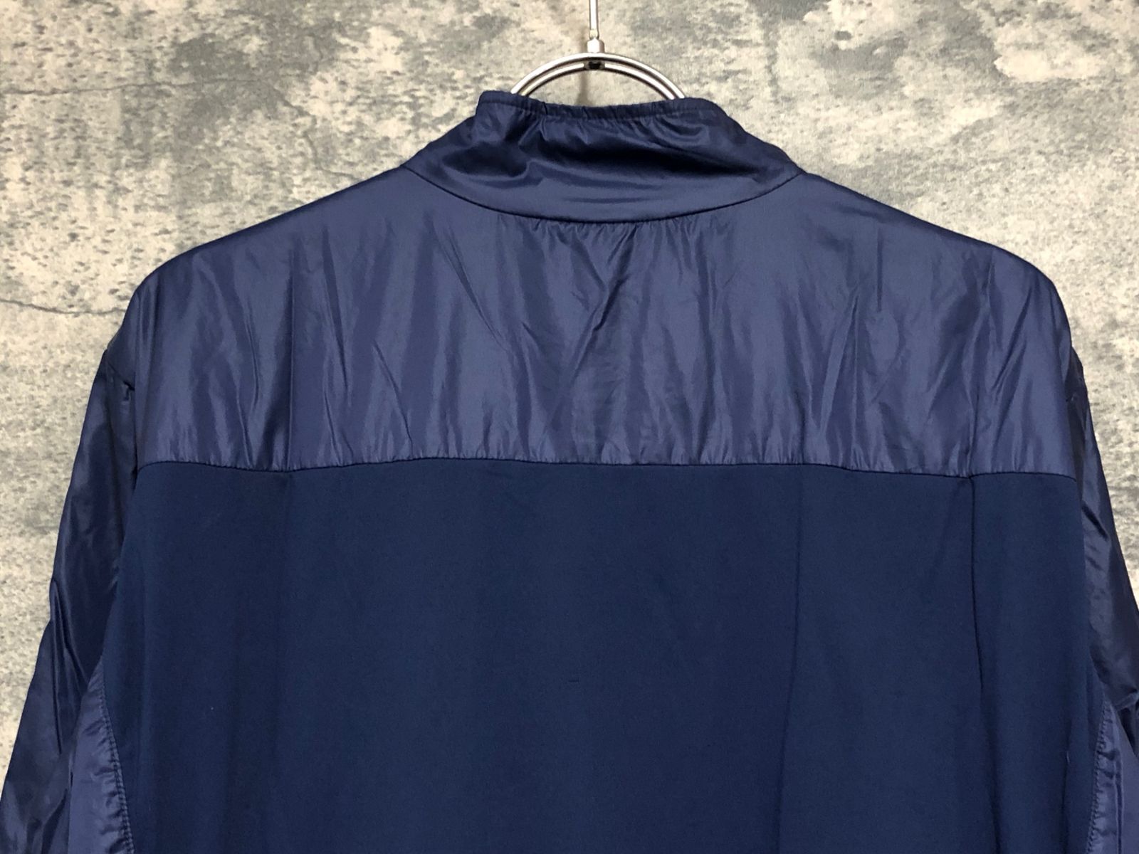 JD944 ラパッション laPASSIONE 長袖 サイクルダウンジャケット L ブルーパープル 裏起毛 ダウン