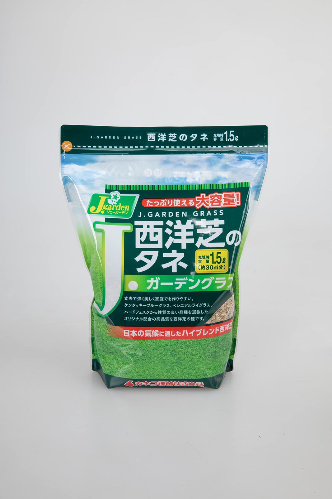 カネコ種苗 約9坪 1.5L グリーン J ガーデングラス 西洋芝のタネ