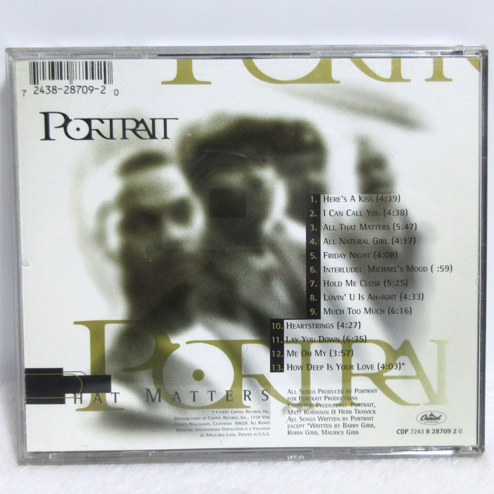 CD】Portrait／All That Matters | 0724382870920 | ポートレイト
