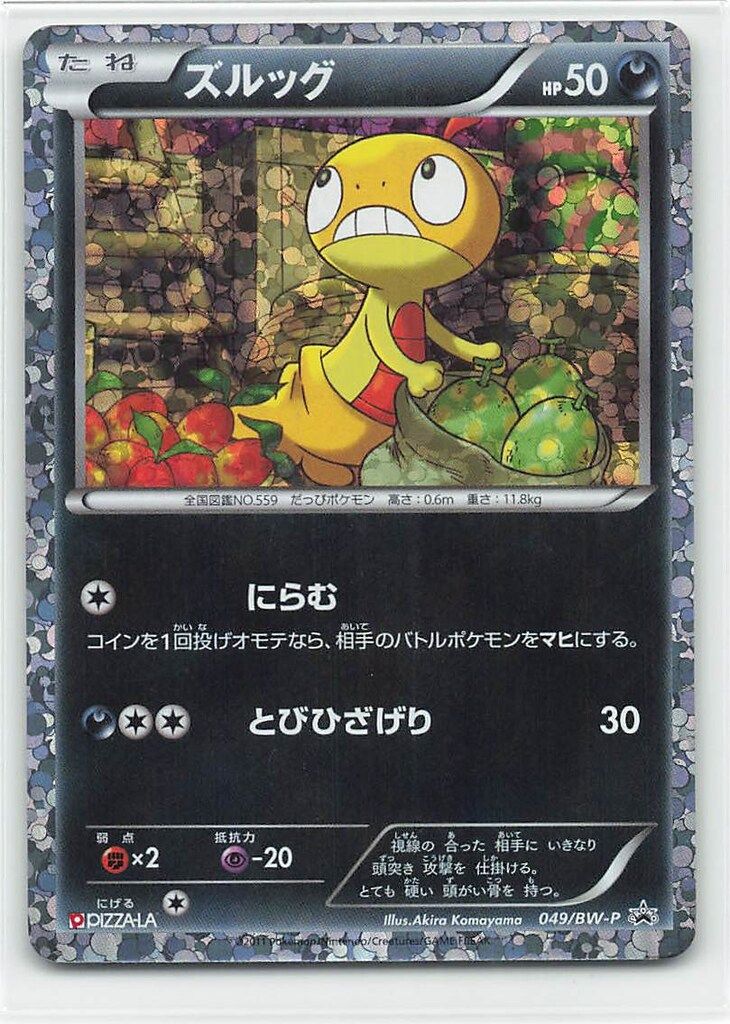 Pokemon BWプロモ 049/BW-P ズルッグ