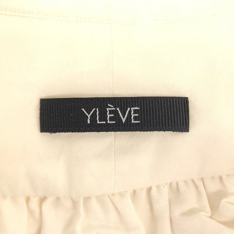YLEVE / イレーヴ | 2021SS | COTTON RAYON BROAD LONG SHIRT コットン  