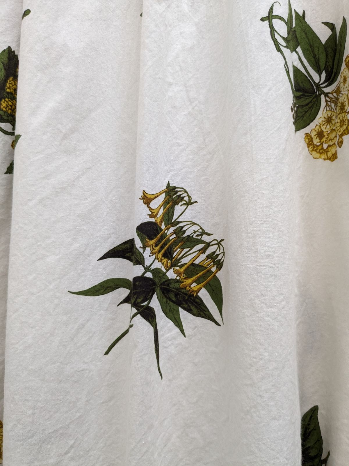 パドカレ pas de calais 夏の植物 プリント 長袖 ブラウス - メルカリ