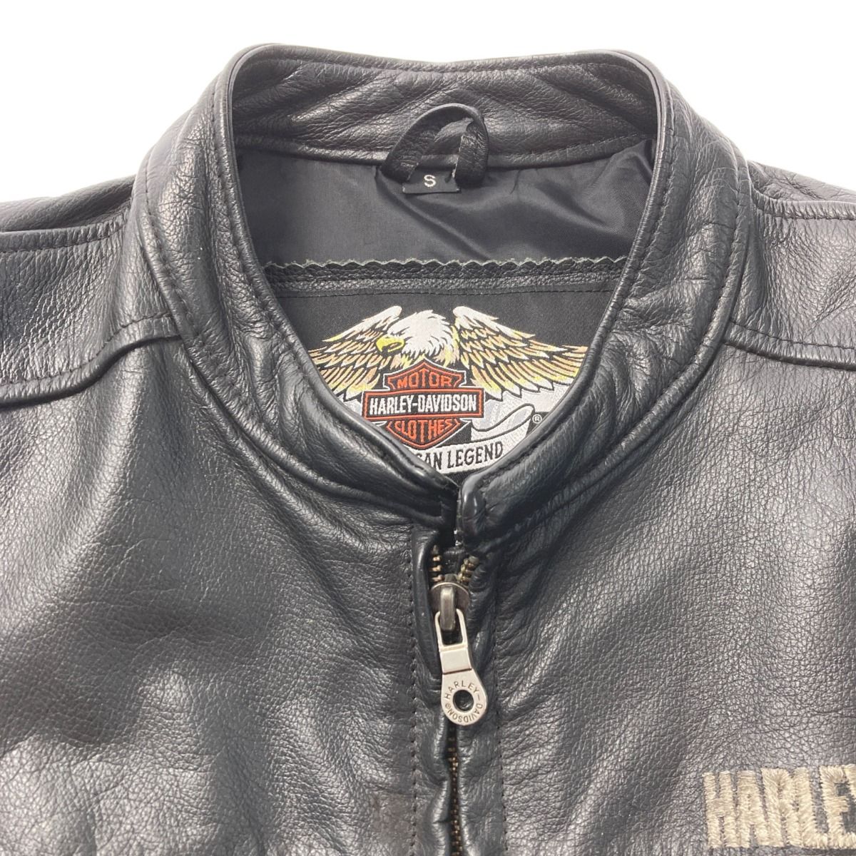HARLEY-DAVIDSON ハーレーダビッドソン レザージャケット サイズ S 