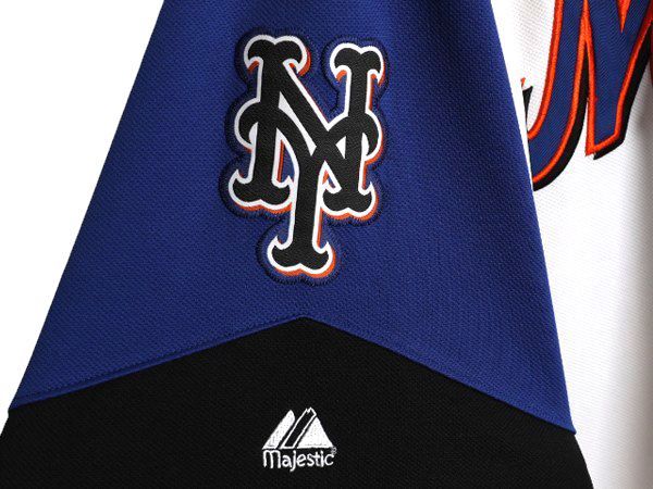 メッツ ベースボール シャツ メンズ XXL 程/ MLB オフィシャル マジェスティック 大リーグ ユニフォーム ゲームシャツ 重ね着 大きいサイズ お得なクーポン配布中!】 メッツ ベースボール シャツ メンズ