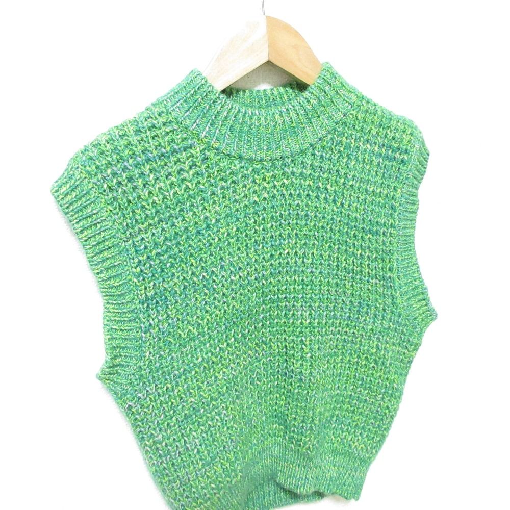 美品 22AW CABaN キャバン コットンカシミヤミックスワッフル
