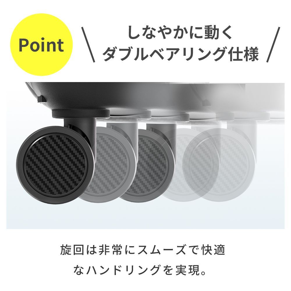 2重コイルファスナー 機内持ち込み