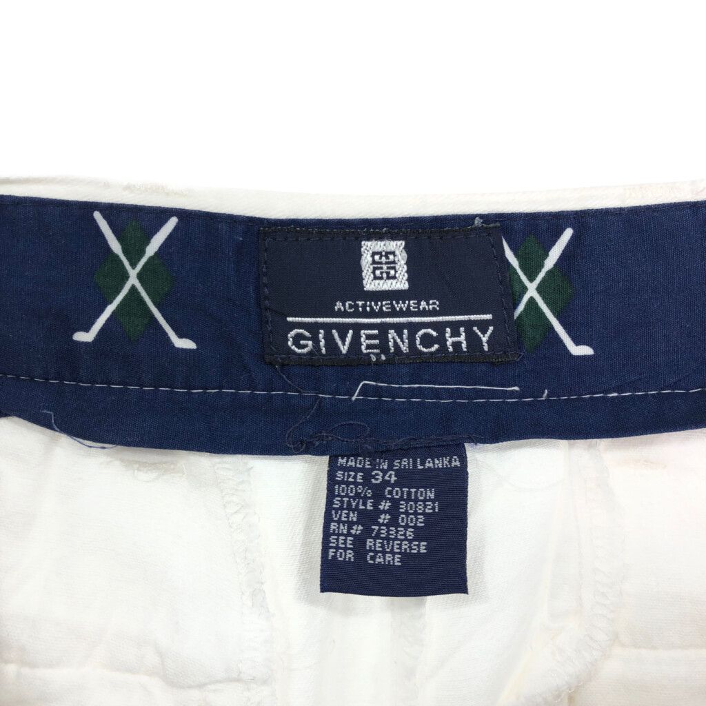 GIVENCHY ジバンシィ 2タック チノショーツ ホワイト (メンズ 34