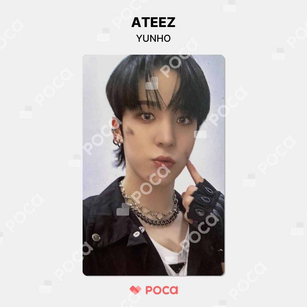 ATEEZ ユノ kpopstore トレカ 2枚セット K-POP グッズ ateez エイティーズ YUNHO ユンホ ユノトレカ 風