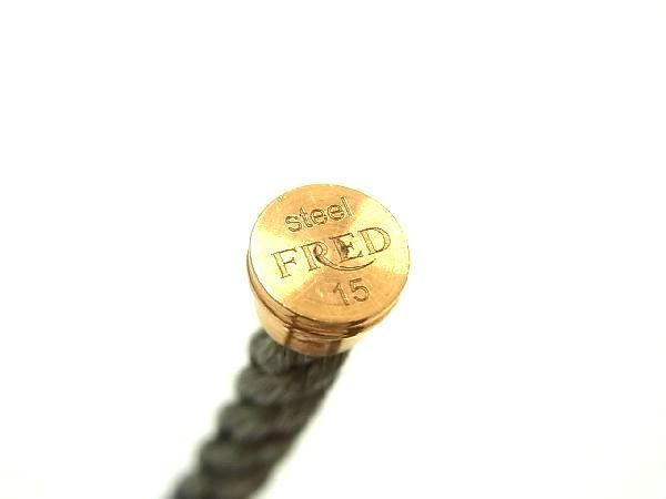 □極美品□ FRED フレッド フォース10 ブレスレット用 スティール