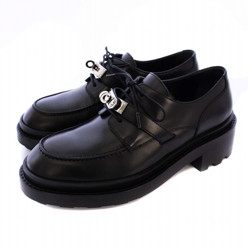 エルメス HERMES ファースト ケリーバックル ローファー モカシン