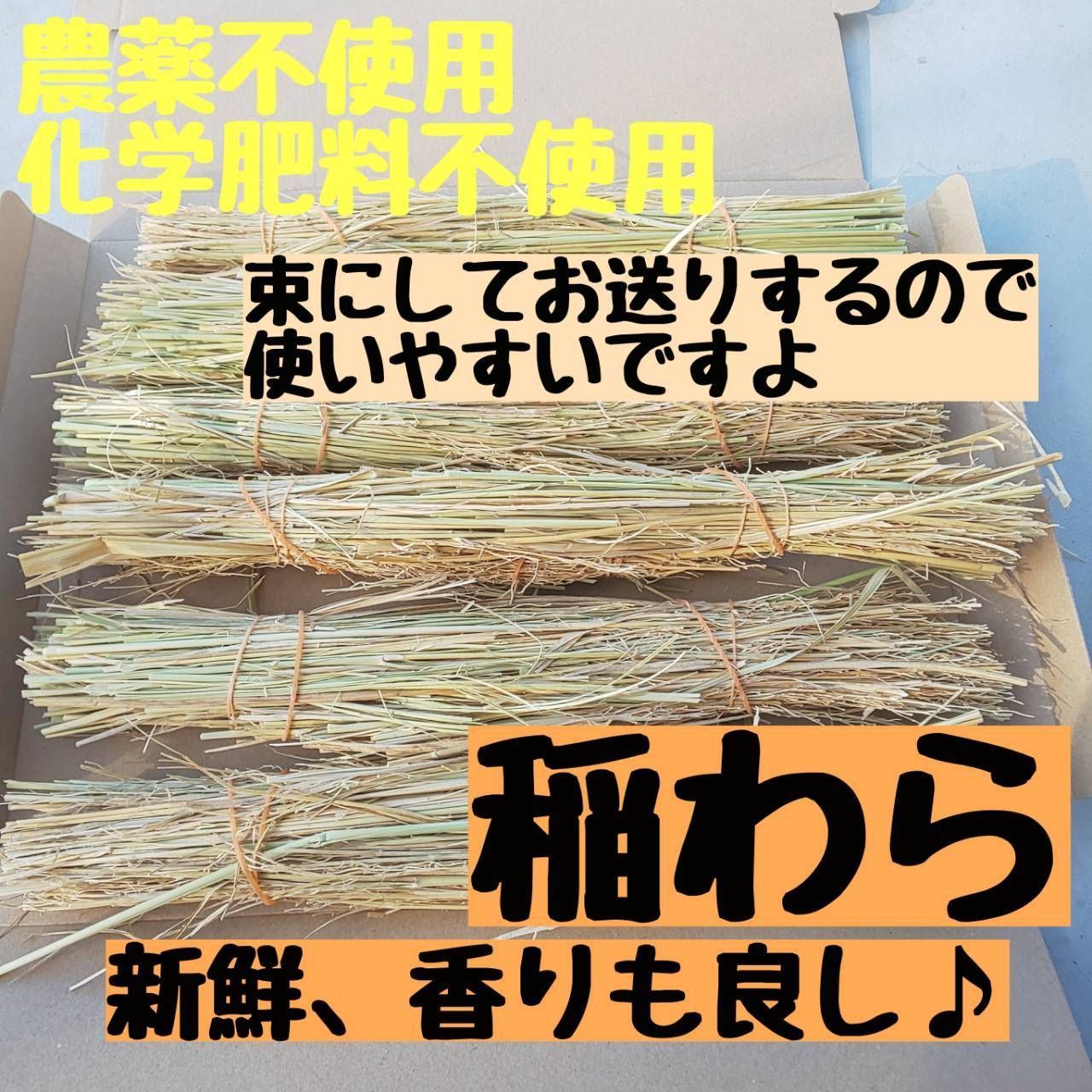 さくらの稲わら 【天日干し】農薬不使用 化学肥料不使用 除草剤 さくらの稲わら 【天日干し】農薬不使用 化学肥料不使用 除草剤