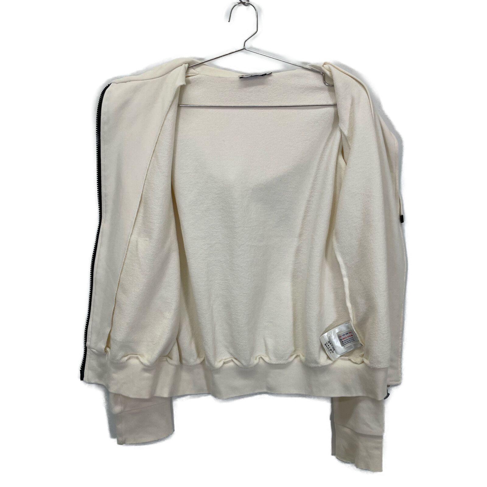 MONCLER モンクレール ホワイト ジップアップフーディ S - メルカリ