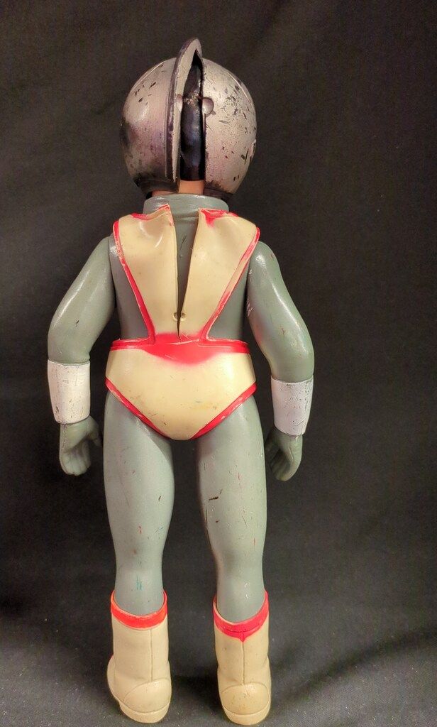 バンダイ スタンダードソフビ シルバー仮面 面替え 265mm グレー成型