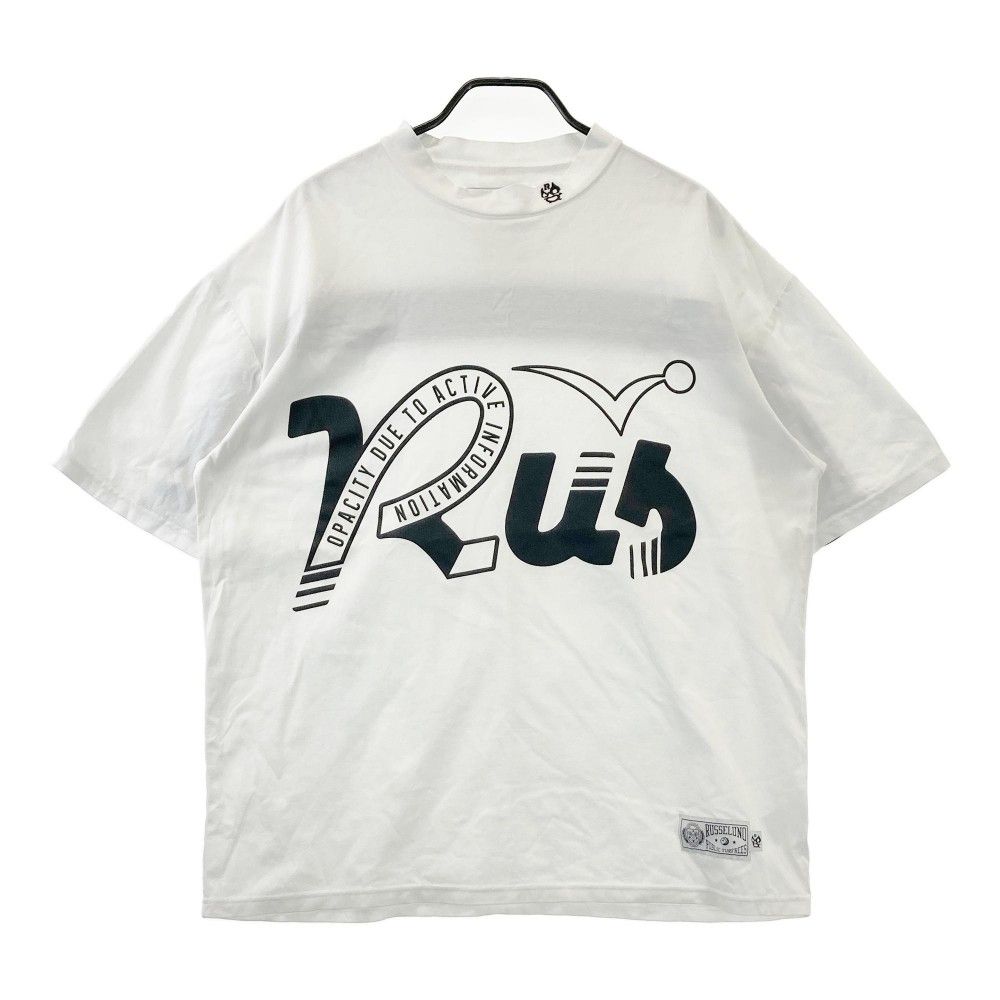 サイズ：6 RUSSELUNO ラッセルノ  モックネック半袖Tシャツ ルチャ  ホワイト系 [240101278678]# ゴルフウェア メンズ ストスト