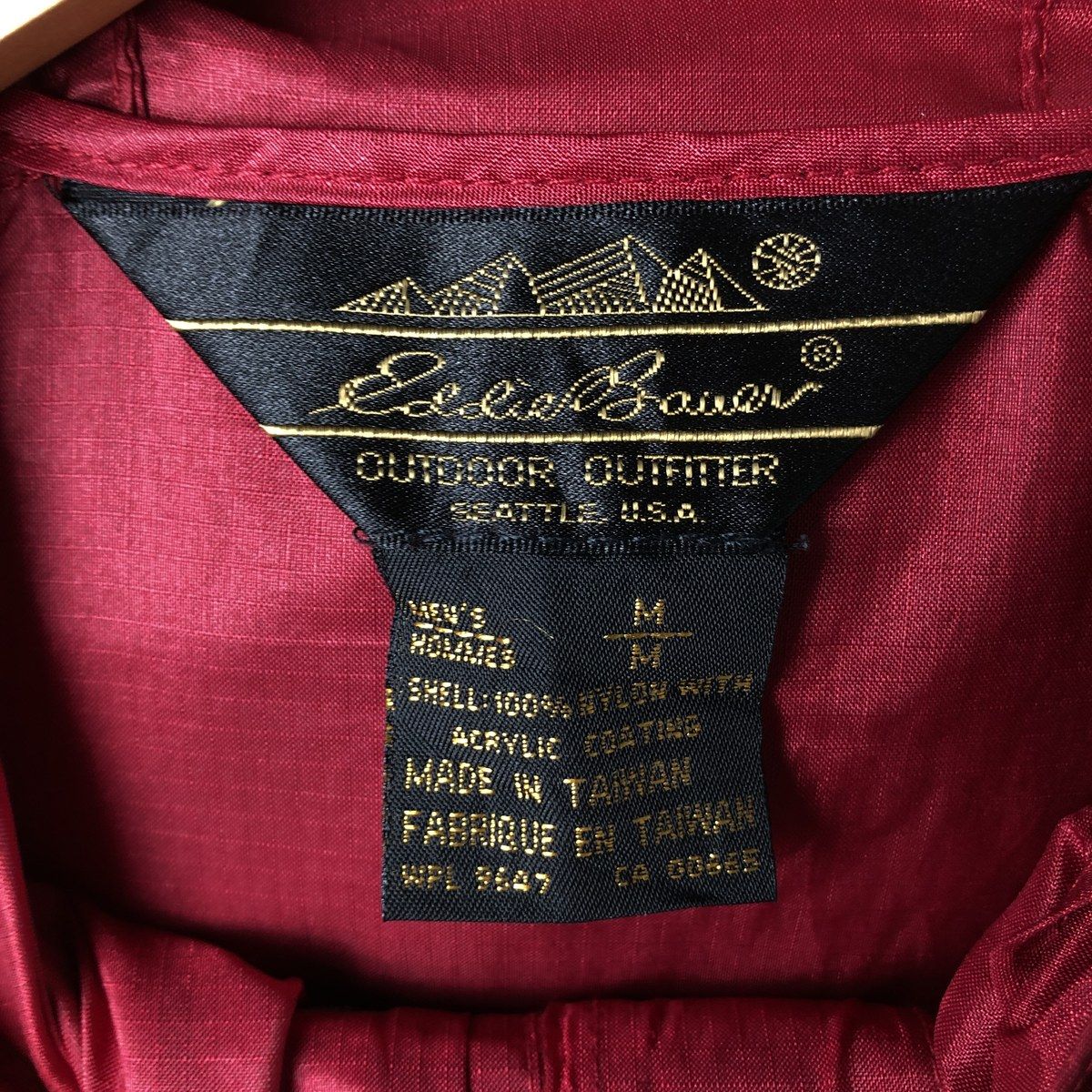 古着 90年代 エディーバウアー Eddie Bauer 黒タグ リップス