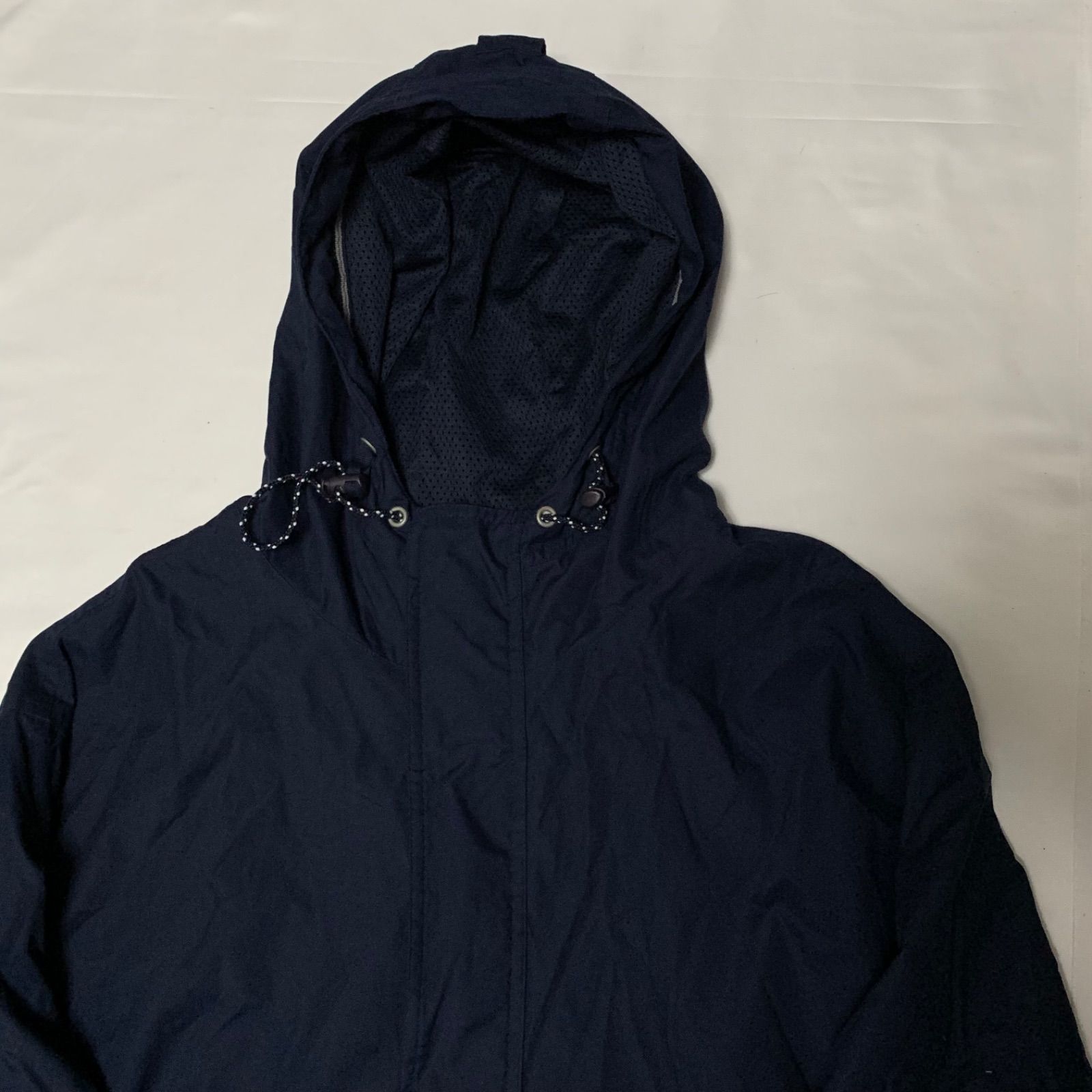 00s GAP Nylon Mountain Parka ギャップ ナイロンマウンテンパーカー ネイビー Lサイズ マルチポケット ベンチレーション ドローコード Y2K テックウェア ストリート アウトドア OLD GAP オールドギャップ