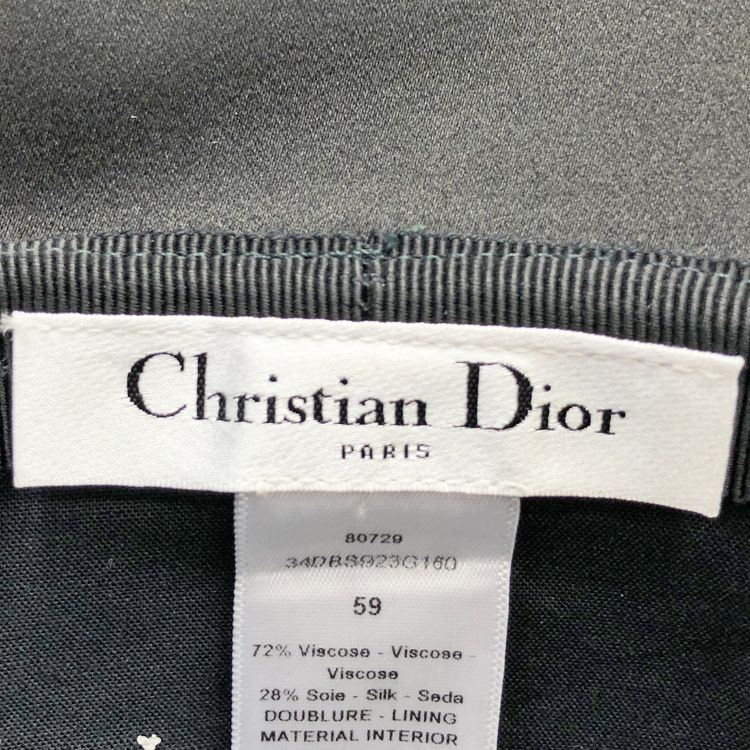 ChristianDior クリスチャンディオール TEDDY-D ボブハット シルク 