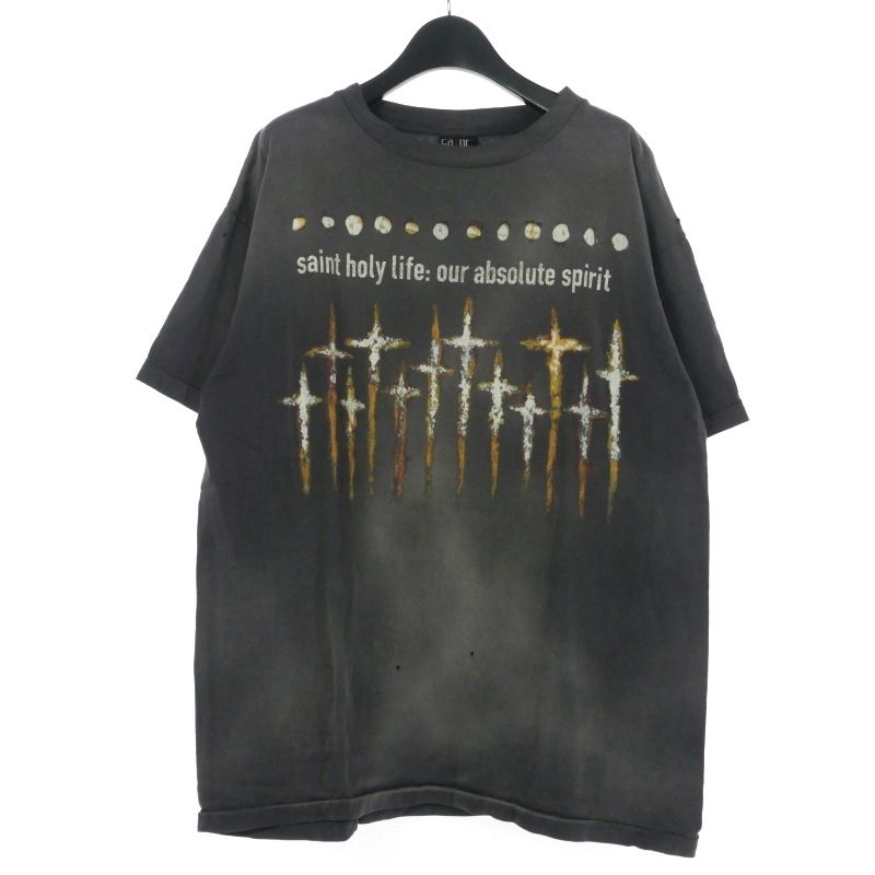 セントマイケル SAINTMICHAEL FORSOMEONE 23AW FS SS T-SHIRT GOD  