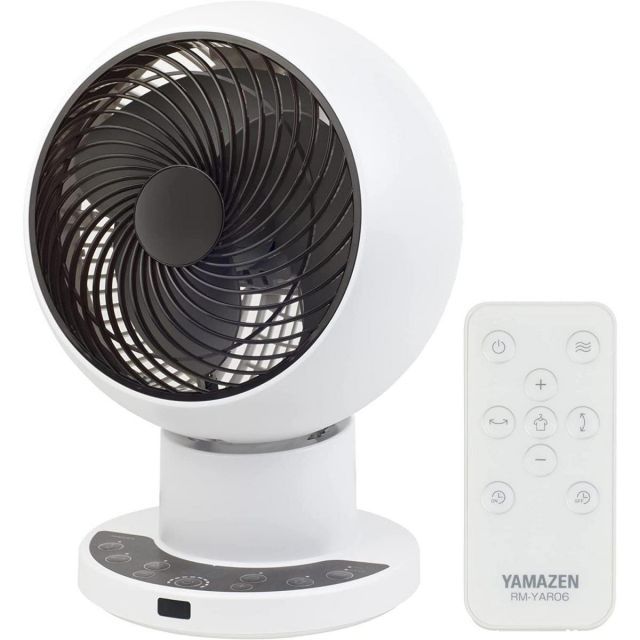 山善 洗える サーキュレーター 28畳 お手入れ簡単分解 モデル 換気 空気循環 DCモーター搭載 ホワイト YAR-PDW181 W