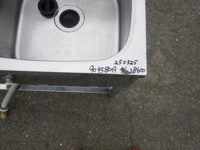 2 アズマ 業務用 ステンレス 2槽 シンク W90 D45 H80 9 cm 厨房 KP2-900