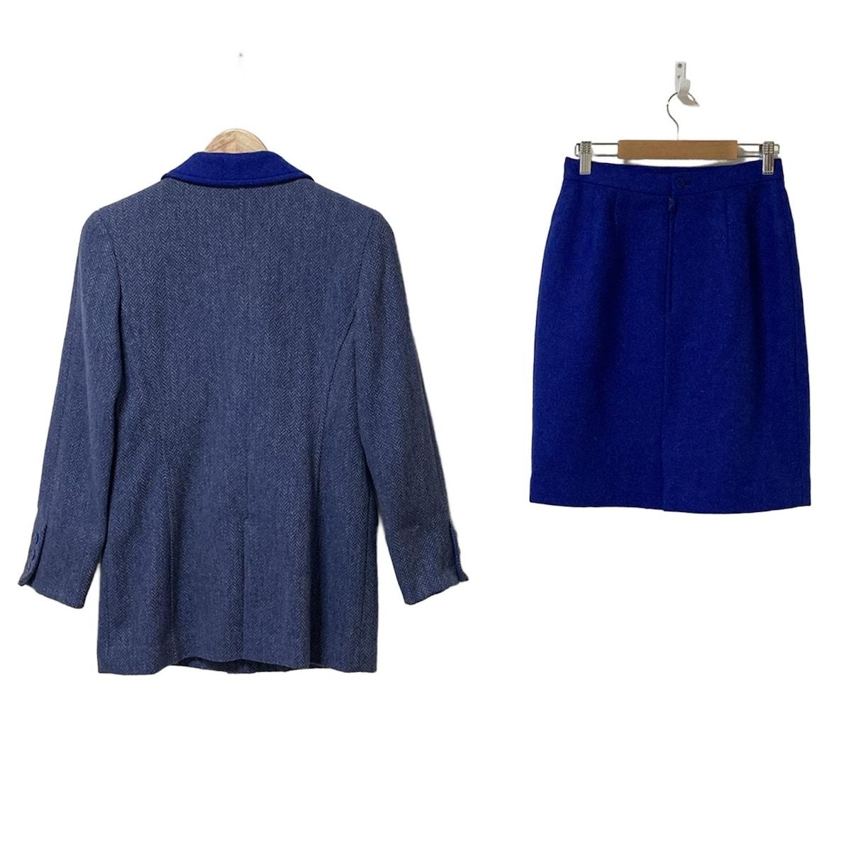 ChristianDiorSports クリスチャンディオールスポーツ スカートスーツ レディース - グレー×ブルー