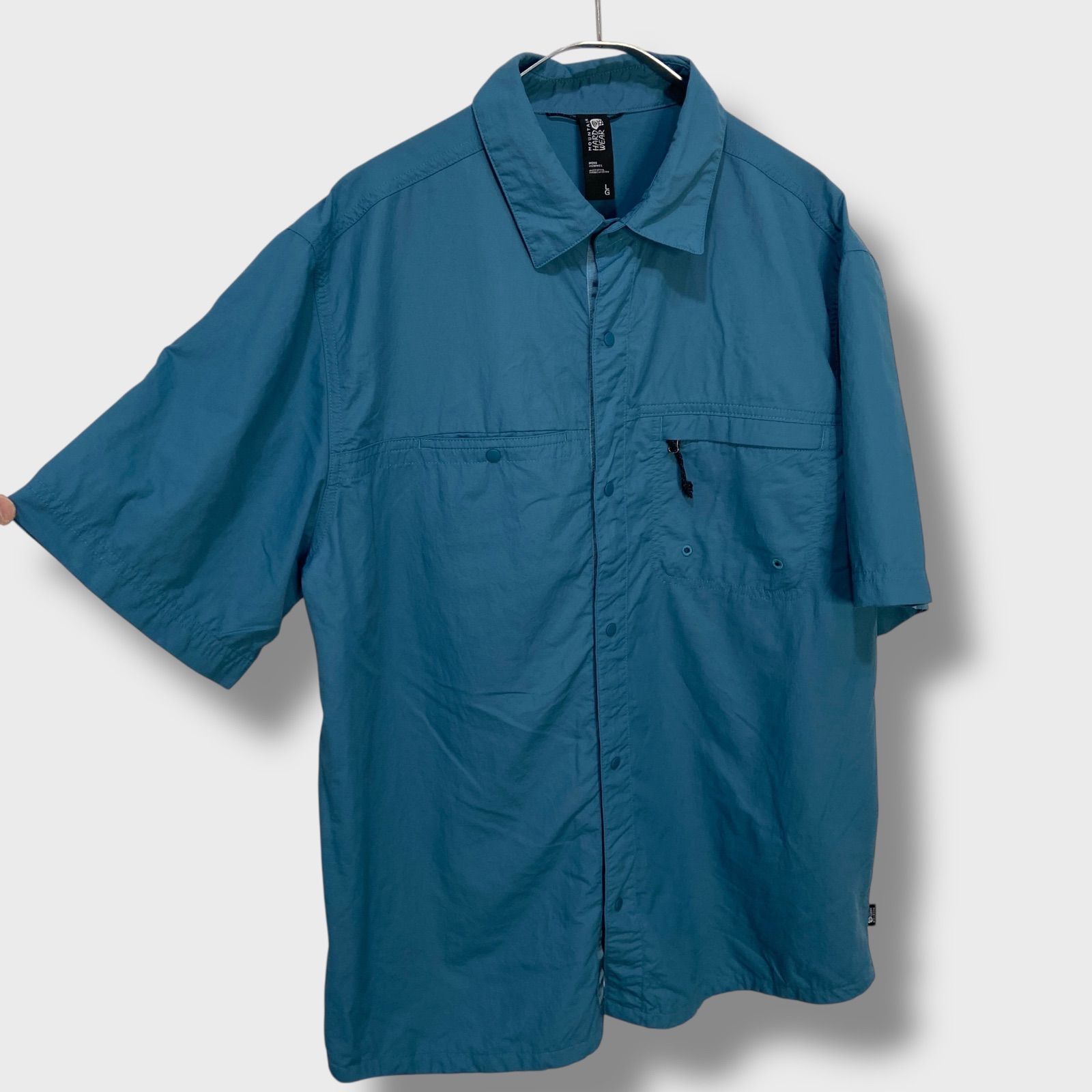 ☆MOUNTAIN HARDWEAR☆マウンテンハードウェア☆半袖ナイロンシャツ 
