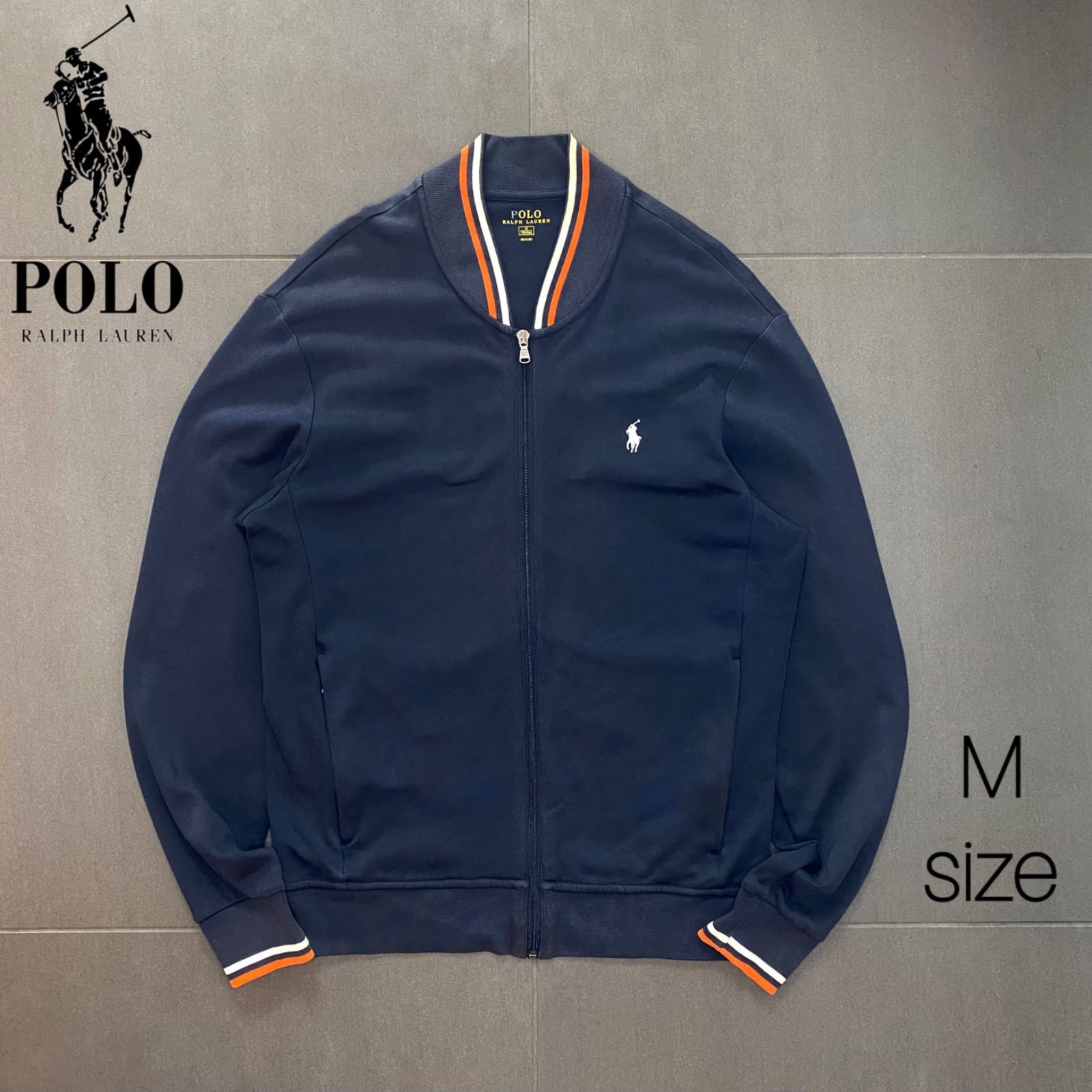 POLO ポロ ラルフローレン リブライン ジップアップ スウェット