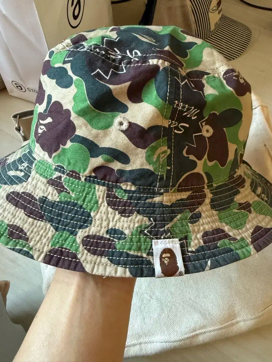 帽子 SAINT MICHAEL AP_BUCKET HAT ST APE CAMO SAINT Mxxxxxx St. Ape