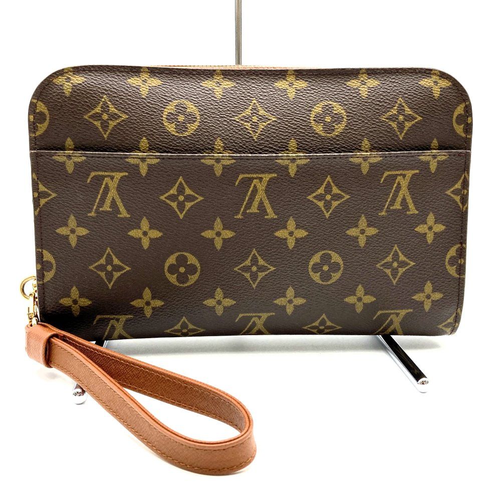 ルイ・ヴィトン M51790 オルセー クラッチバッグ セカンドバッグ ブラウン モノグラム レディース LOUIS VUITTON USED